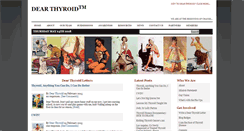 Desktop Screenshot of dearthyroid.org